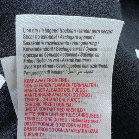 Selected Femme Navy Blue & White Polka Dot Vneck Sweater Size 34 - Picture 10 of 11